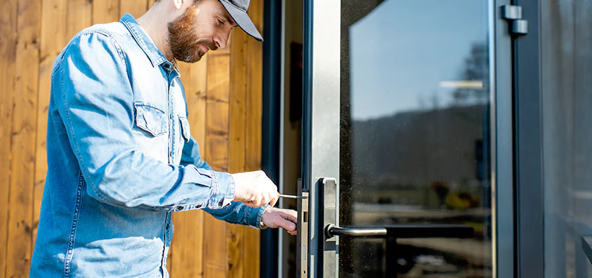 Frameless Glass Storefront Door Locks Replacement in Palm Harbor, FL